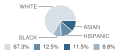 Naubuc School Student Race Distribution