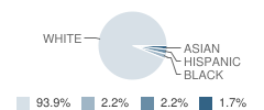 Stafford Middle School Student Race Distribution