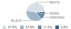 Maple Lane Elementary School Student Race Distribution