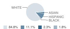 Emerald Coast Middle School Student Race Distribution