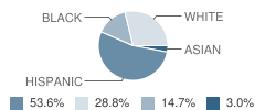 Design & Architectural High School Student Race Distribution