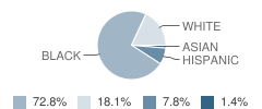 Garden City Elementary School Student Race Distribution