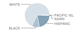 Garden Lakes Elementary School Student Race Distribution