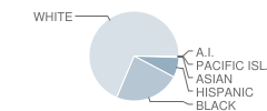 Moulton-Branch Elementary School Student Race Distribution