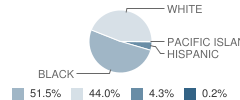 New Washington-Wilkes Comprehensive High School Student Race Distribution