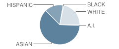 Lahaina Intermediate School Student Race Distribution