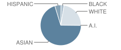 Mauka Lani Elementary School Student Race Distribution