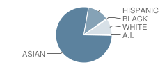 Nahienaena Elementary School Student Race Distribution