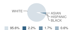 Melcher-Dallas Elementary School Student Race Distribution