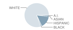 Eagle Rock Junior High School Student Race Distribution