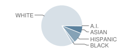 Oakland Elementary School Student Race Distribution