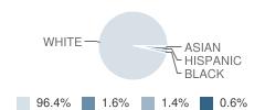 Civic Memorial High School Student Race Distribution