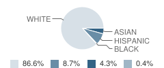 Oakwood School Student Race Distribution