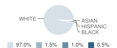 Carmi-White County High School Student Race Distribution