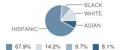 Peirce Elementary Intl Studies School Student Race Distribution