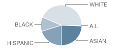 Western Trails Elementary School Student Race Distribution