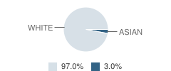 Erie Middle School Student Race Distribution