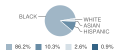 Woodland School Student Race Distribution