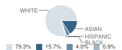 Ivy Hall Elementary School Student Race Distribution