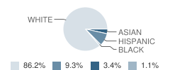 Helen Keller Elementary School Student Race Distribution