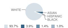 Lena-Winslow Jr High School Student Race Distribution