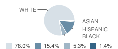 Minooka Intermediate School Student Race Distribution