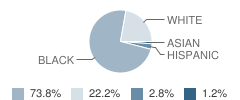 Woodrow Wilson Primary School Student Race Distribution