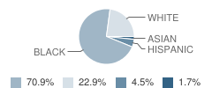 Sterling Middle School Student Race Distribution