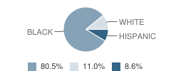 Sieden Prairie Elementary School Student Race Distribution