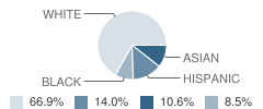 Westfield Elementary School Student Race Distribution