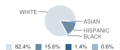 Worth Elementary School Student Race Distribution