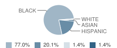 Westinghouse High School Student Race Distribution