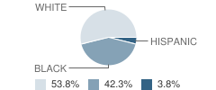 South Bend Juvenile Corrections Facility School Student Race Distribution