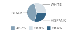 Frank O'bannon Elementary School Student Race Distribution