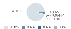Waterloo Elementary School Student Race Distribution