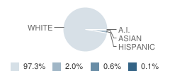 Eastside Junior-High School Student Race Distribution