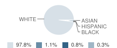 Sugar Creek Elementary School Student Race Distribution