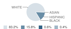 Lincoln Junior High School Student Race Distribution