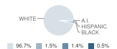 Pendleton Heights Middle School Student Race Distribution