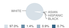 Lost Creek Elementary School Student Race Distribution