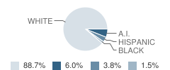 Highland Elementary School Student Race Distribution