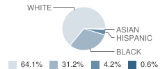 Sanders Elementary School Student Race Distribution