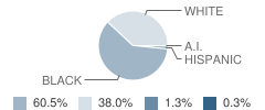 Crums Lane Elementary School Student Race Distribution