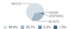 John L Ramsey Middle School Student Race Distribution