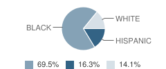 Bossier Elementary School Student Race Distribution