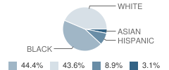 Homedale School Student Race Distribution