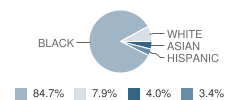 Horseshoe Drive Elementary School Student Race Distribution