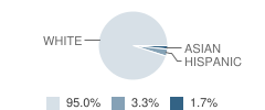 Memorial School Student Race Distribution