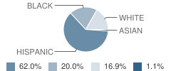 M Marcus Kiley Middle School Student Race Distribution