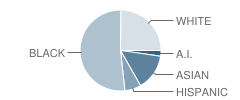 Harman Elementary at Meade Heights School Student Race Distribution